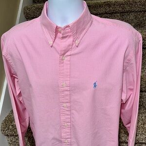 Like new *POLO Ralph Lauren* lightweight bright l/s men’s button up shirt - M